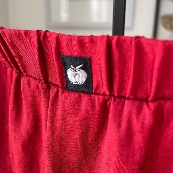 Vintage Y2K Apple Bottoms Red Satin Romper Removable Straps M - Picture 11 of 15